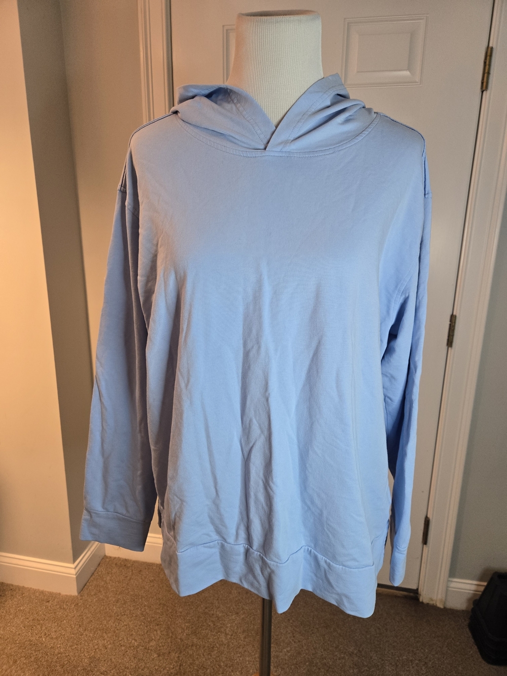 AnyBody Cotton Spandex French Terry Ombre Hoodie